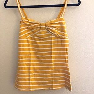 💥 MOVING SALE💥 Forever 21 Striped Yellow Tank